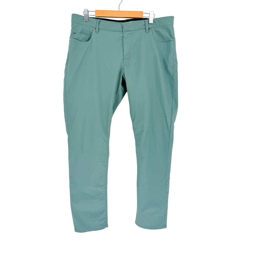Nike Dri-FIT Slim Fit MenS Golf Pants 38x34 Preppy Teal Green Performance Resort